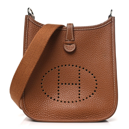 Hermes Taurillon Clemence Evelyne TPM Gold 1 of 10