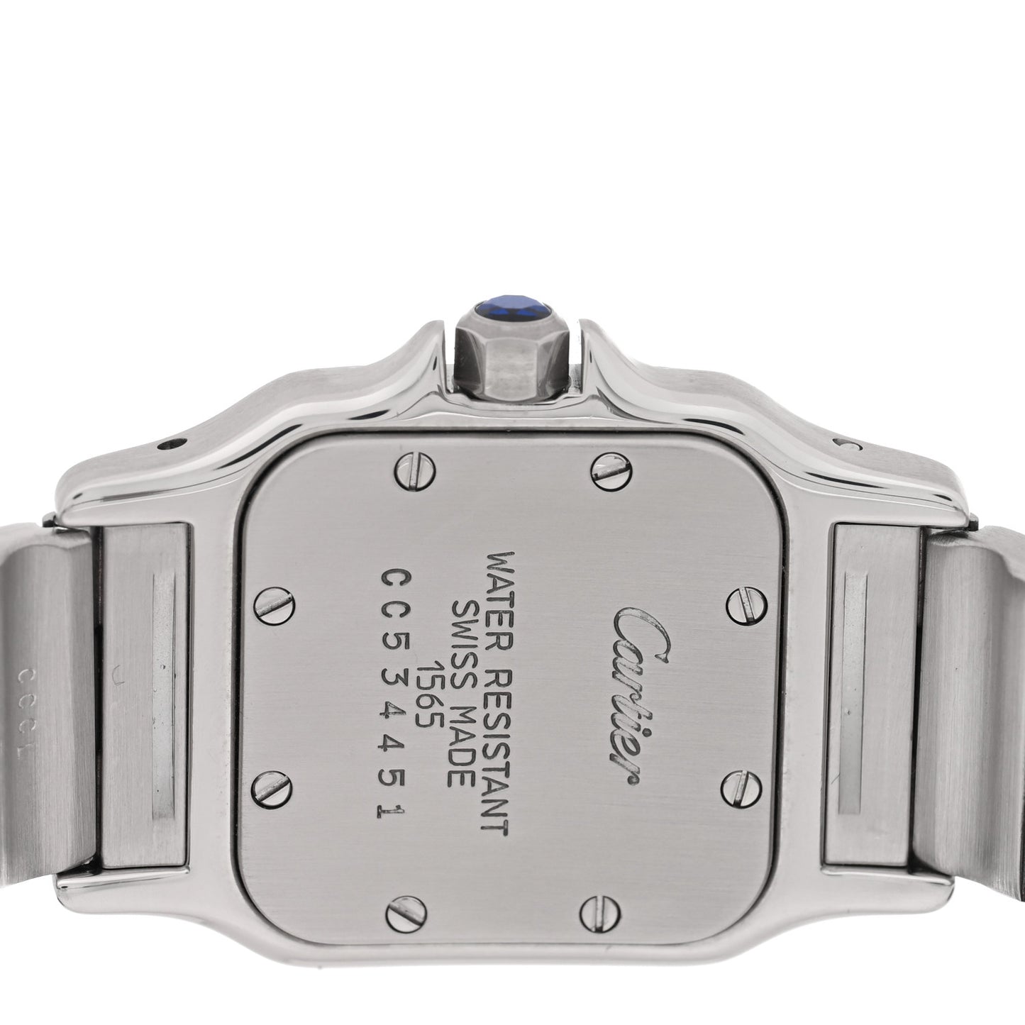 Stainless Steel 24mm Santos de Cartier Galbee Quartz Watch