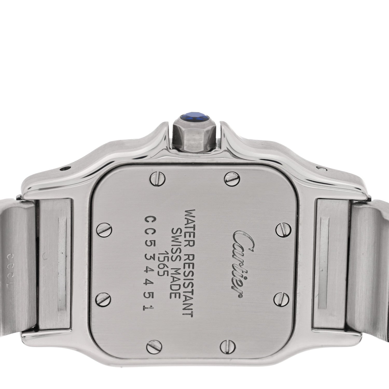 Cartier Stainless Steel 24mm Santos de Cartier Galbee Quartz Watch 4 of 4