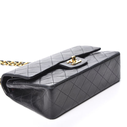 Chanel Lambskin Quilted Small Double Flap Black 3 of 11