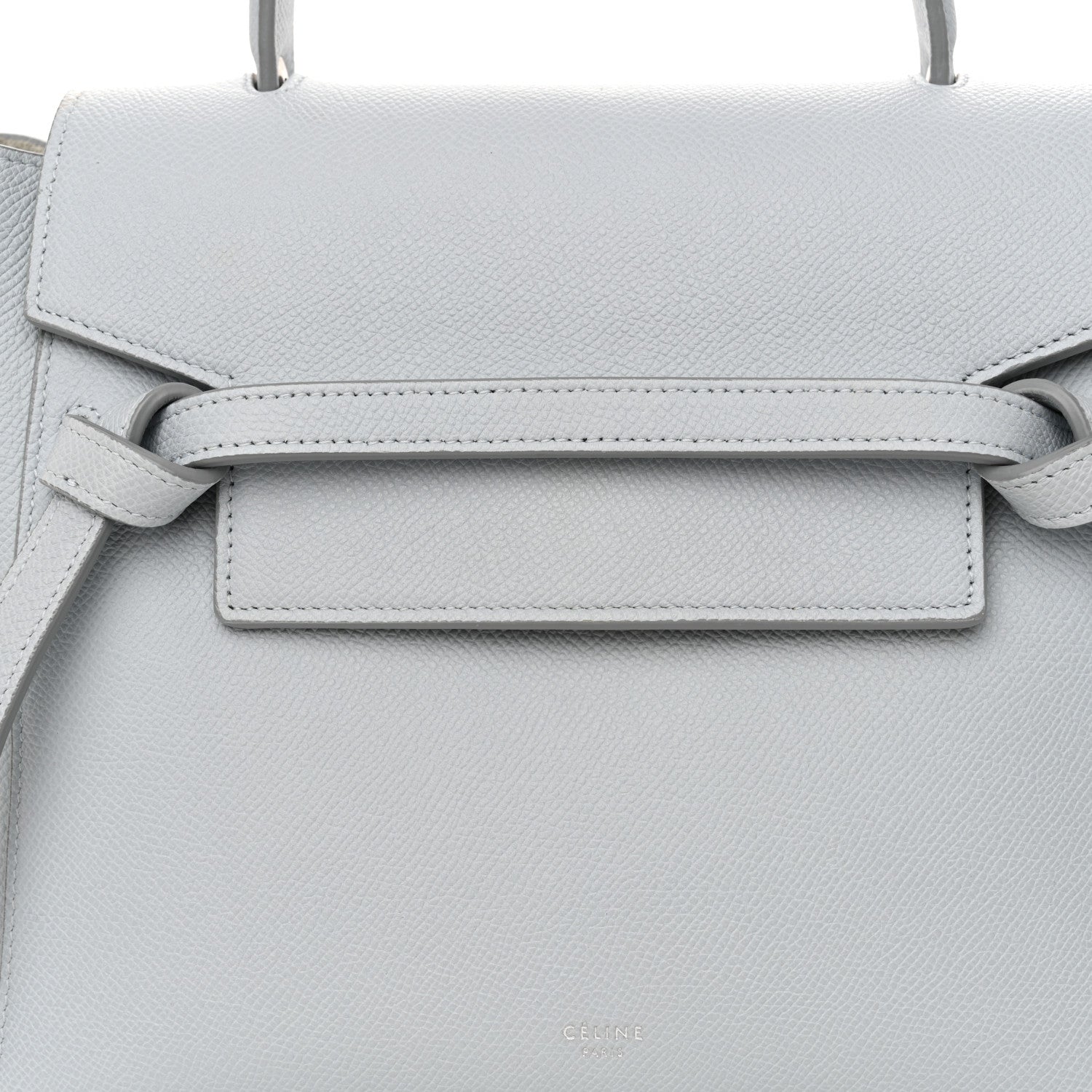 Celine Grained Calfskin Micro Belt Bag Mineral 9 of 12
