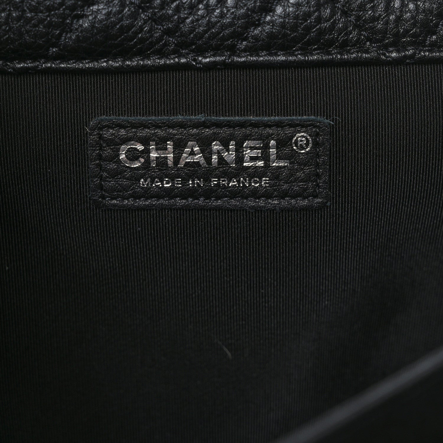 Chanel Calfskin Quilted XXL Travel Flap Bag Black 5 of 10