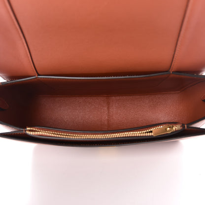 Celine Shiny Smooth Calfskin Medium Frame Shoulder Bag Maple Frost 7 of 9