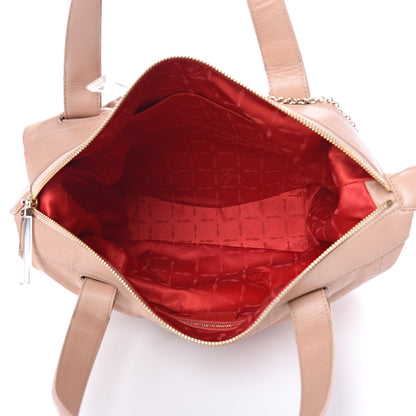 Christian Louboutin Calfskin Medium Pillow Softy Satchel Nude 5 of 12