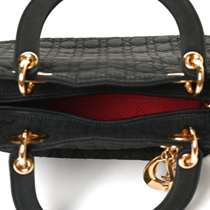 Christian Dior Nylon Cannage Medium Lady Dior Black 5 of 12