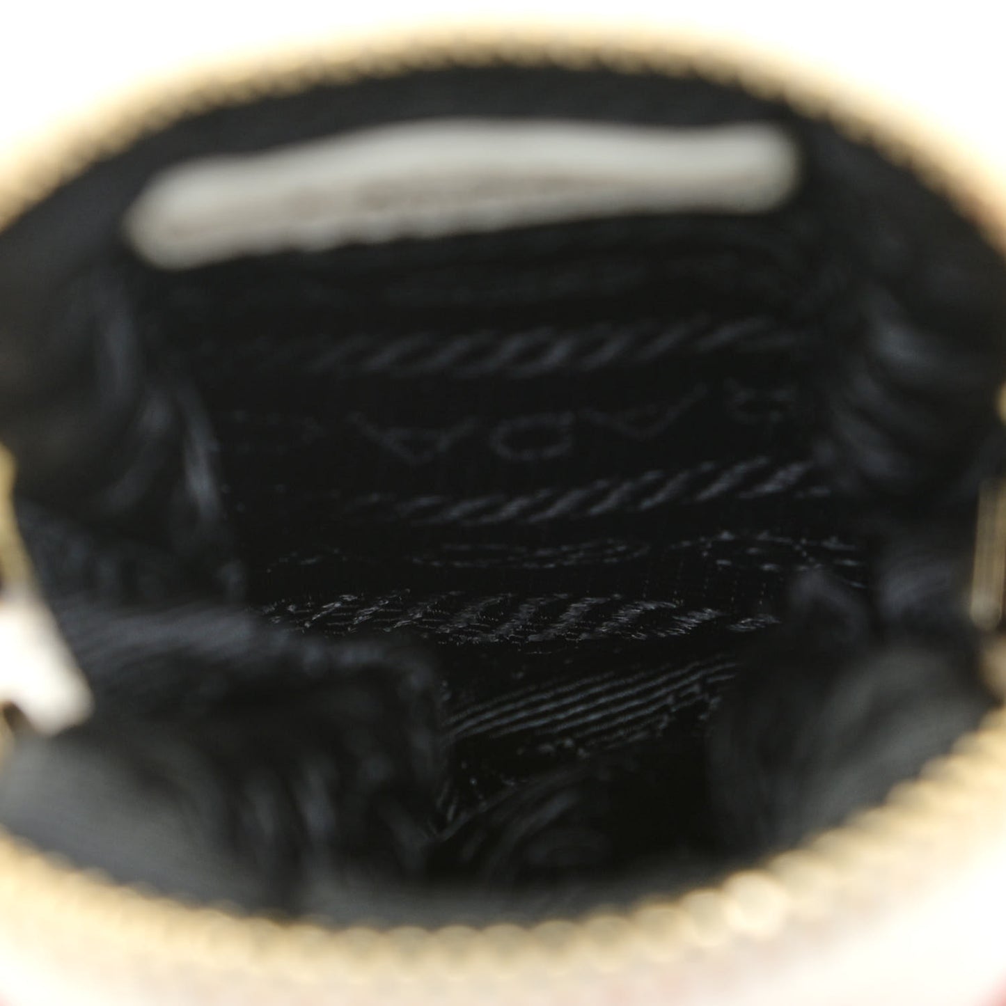 Nappa Quilted Patchwork System Pouch White