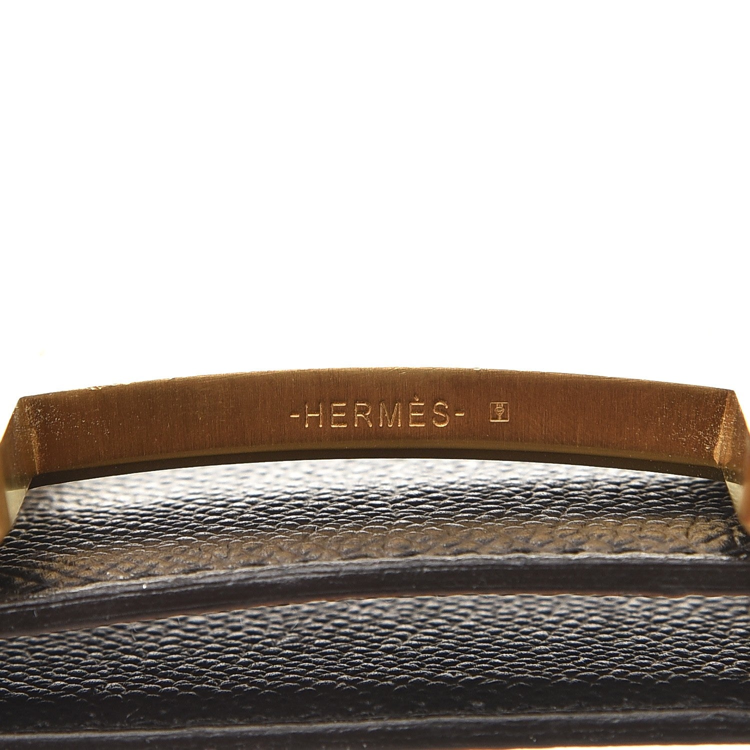 Hermes Epsom 42mm Constance 2 H Belt 80 Gold Black 6 of 8