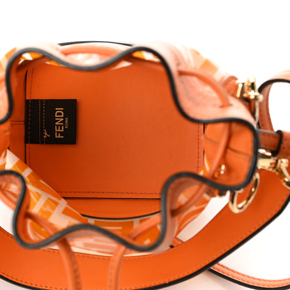 Fendi TPU FF Vitello Grace F is Fendi Mini Mon Tresor Bucket Bag Aranciata 6 of 10