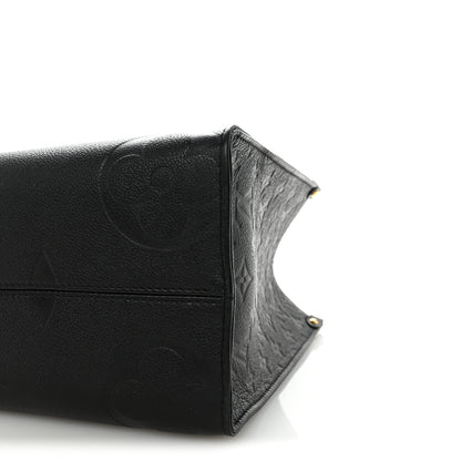 Louis Vuitton Empreinte Monogram Giant Onthego MM Black 9 of 9