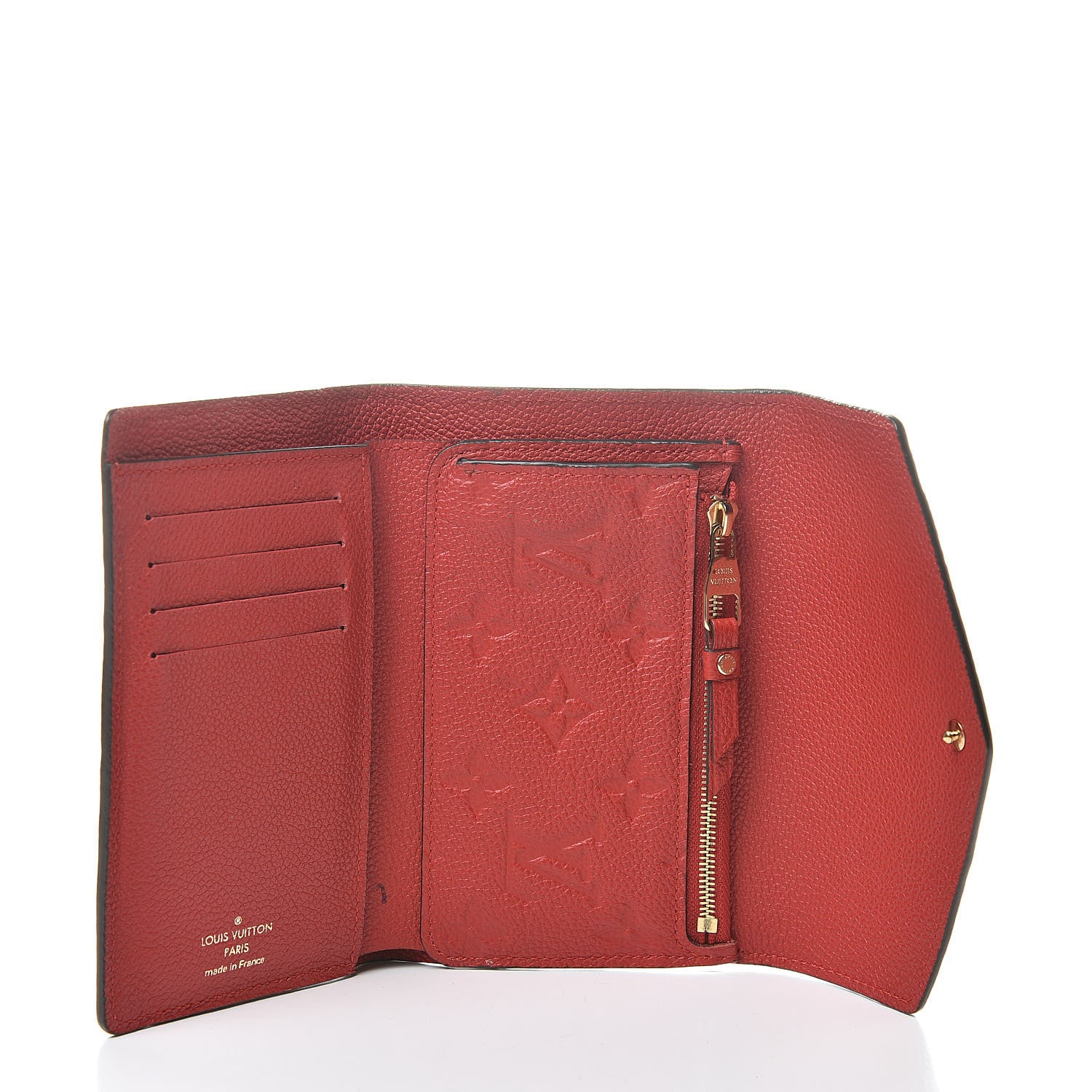 Louis Vuitton Empreinte Compact Curieuse Wallet Cherry 5 of 11