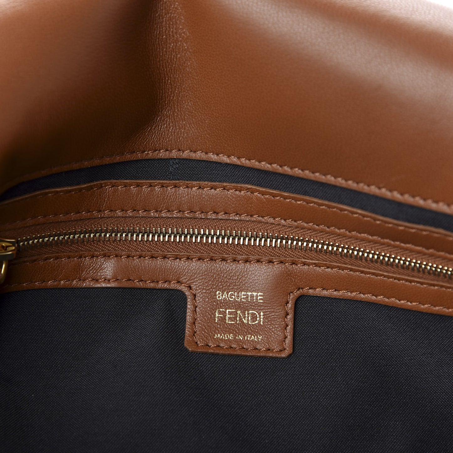 Nappa FF 1974 Embossed Baguette Coloniale