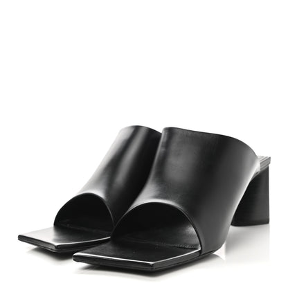 Balenciaga Smooth Calfskin Moon 60mm Sandals 38 Black 3 of 9