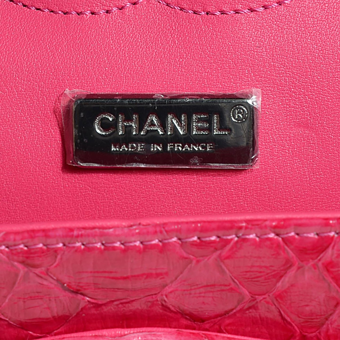 Python Medium Double Flap Dark Pink