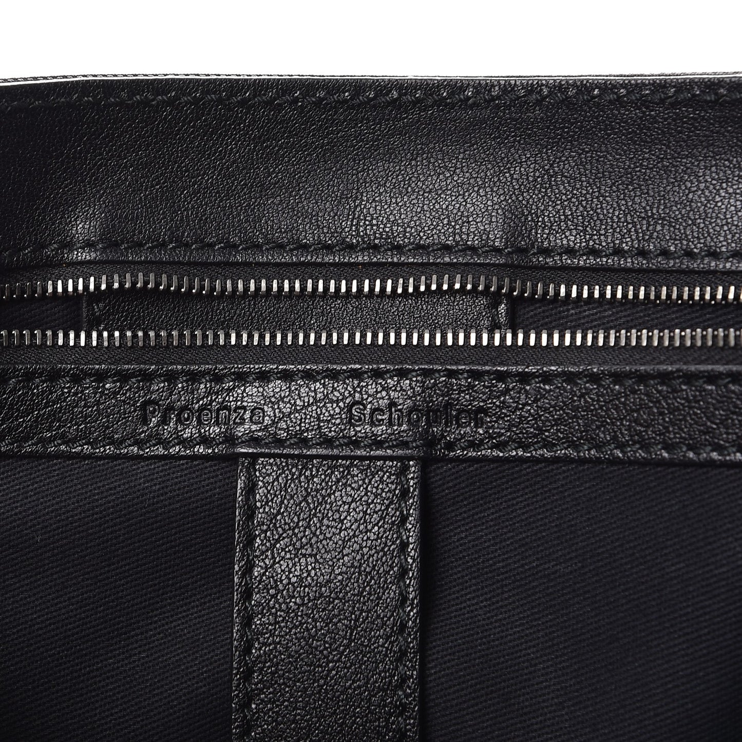Lambskin Nylon Extra Large PS1 Satchel Black