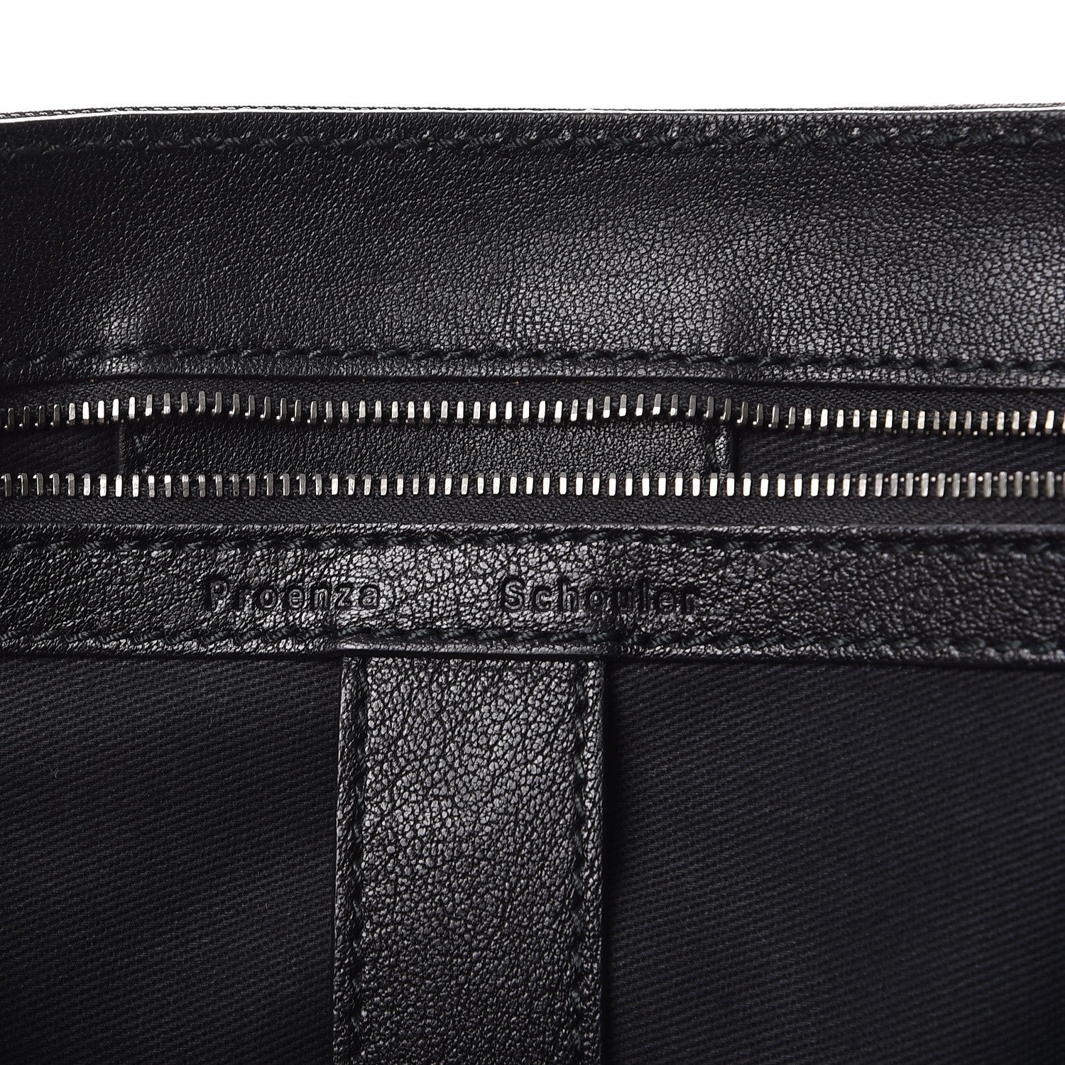 Proenza Schouler Lambskin Nylon Extra Large PS1 Satchel Black 8 of 14