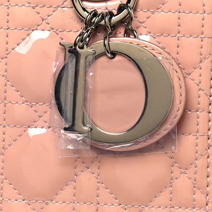 Christian Dior Patent Cannage Medium Lady Dior Rose Clair 12 of 14