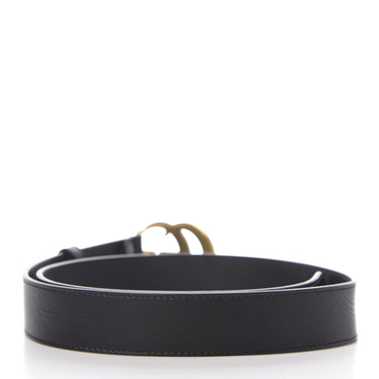 Gucci Calfskin Double G 30mm Belt 75 30 Black 2 of 6