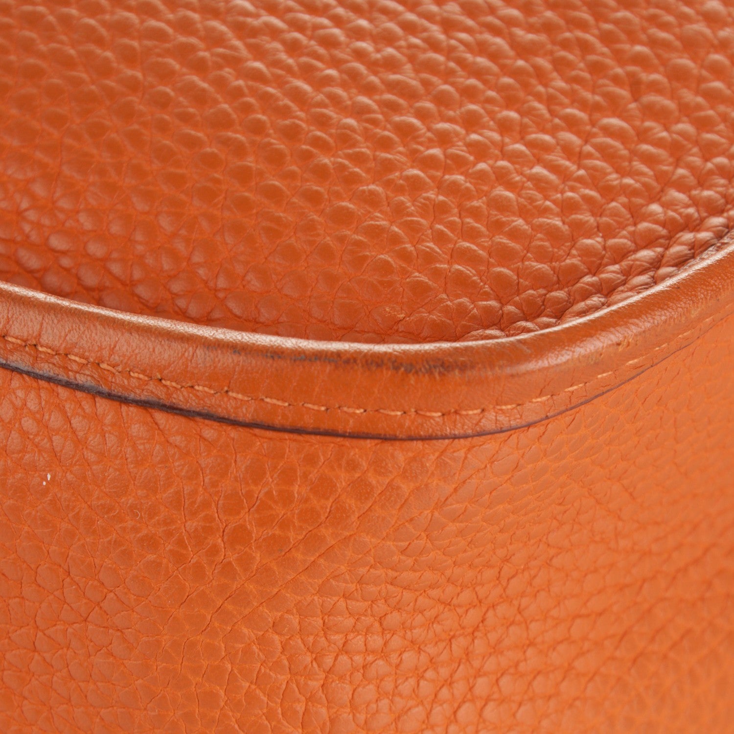 Hermes Togo Evelyne II PM Orange 9 of 10