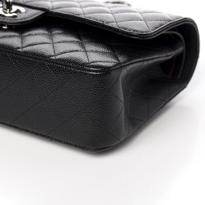 Chanel Caviar Quilted Medium Double Flap Black 8 of 10