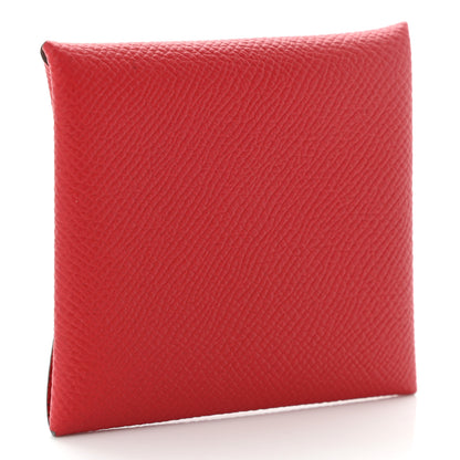 Hermes Epsom Bastia Coin Purse Rouge Casaque 3 of 6