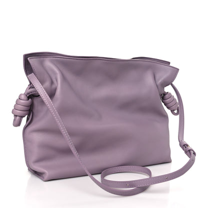 Loewe Nappa Flamenco Knot Clutch Pale Aubergine Glaze 3 of 8