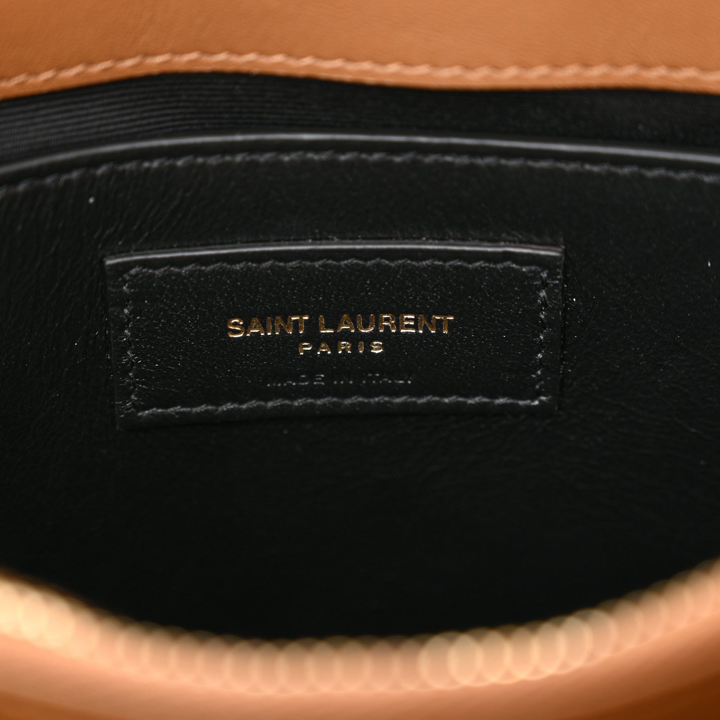 Suede Calfskin Y Quilted Monogram Small Loulou Chain Satchel Cinnamon