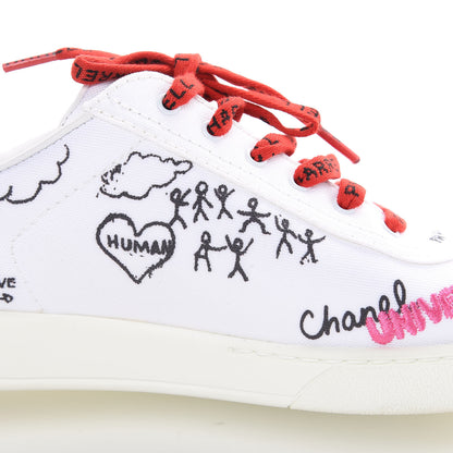 Chanel x Pharrell Williams Calfskin Womens Sneakers 41 White 8 of 9