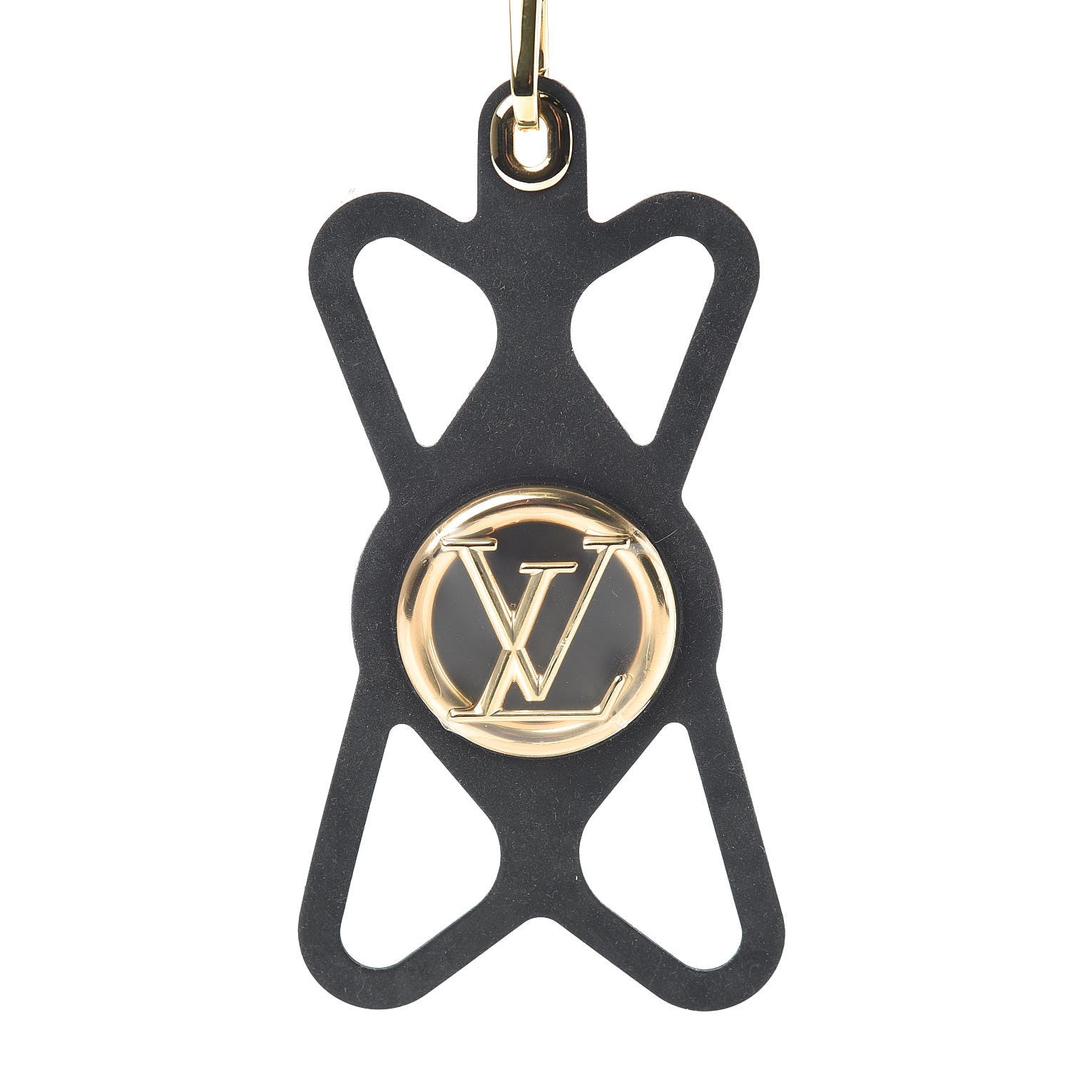 Louis Vuitton Monogram Silicone Louise Phone Holder Black 4 of 6