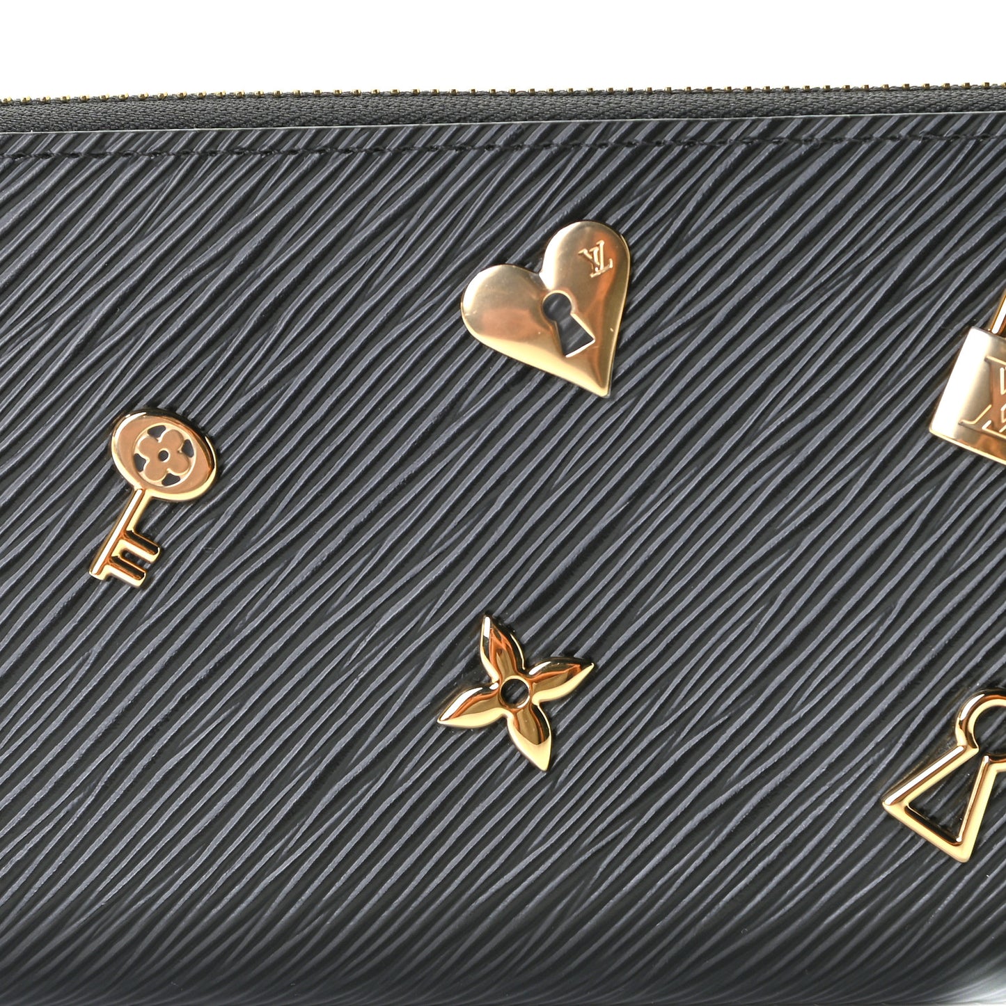 Epi Love Lock Zippy Wallet Black