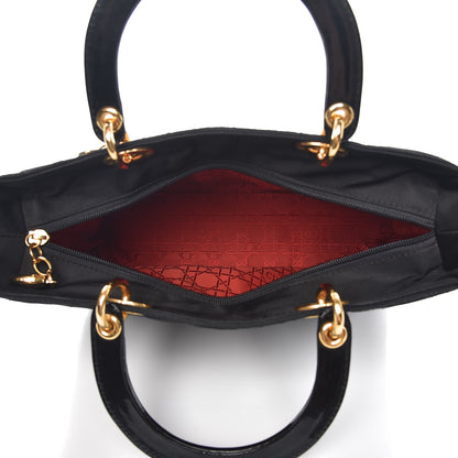Christian Dior Nylon Cannage Large Lady Dior Black 5 of 12