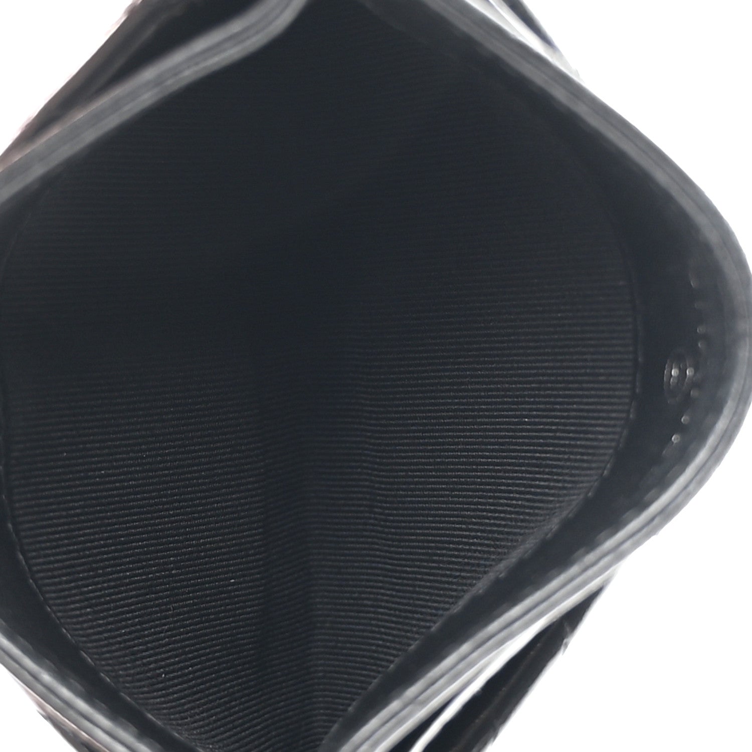 Chanel Lambskin Chevron Quilted Card Holder Black 5 of 8