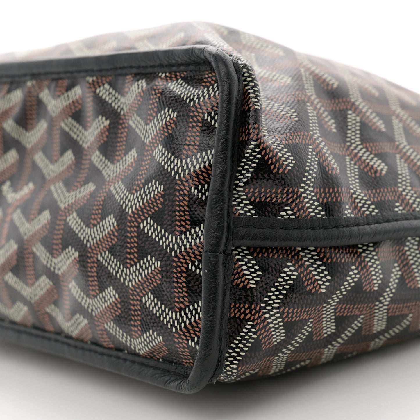 Goyardine Reversible Mini Anjou Black