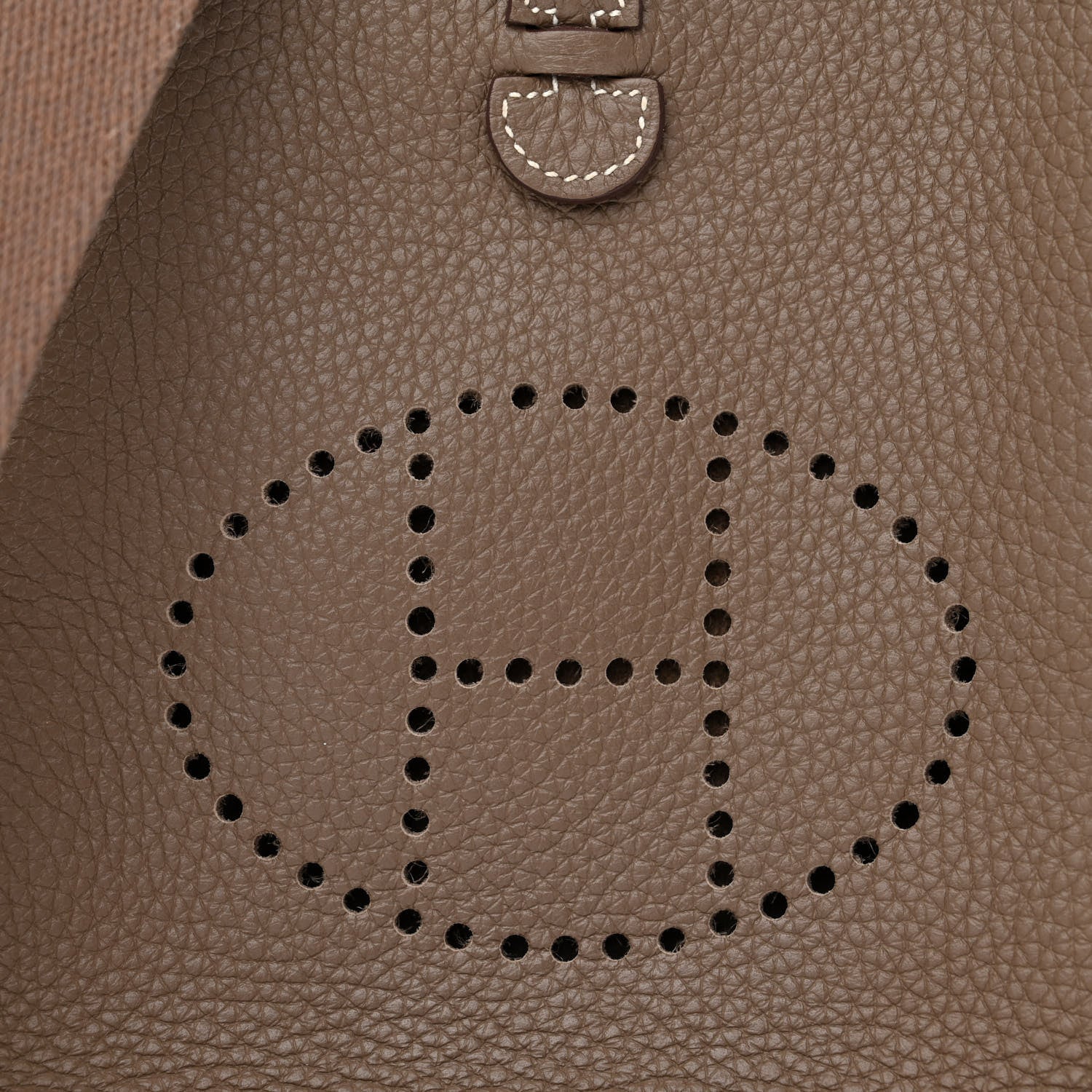 Hermes Taurillon Clemence Evelyne TPM Etoupe 8 of 11