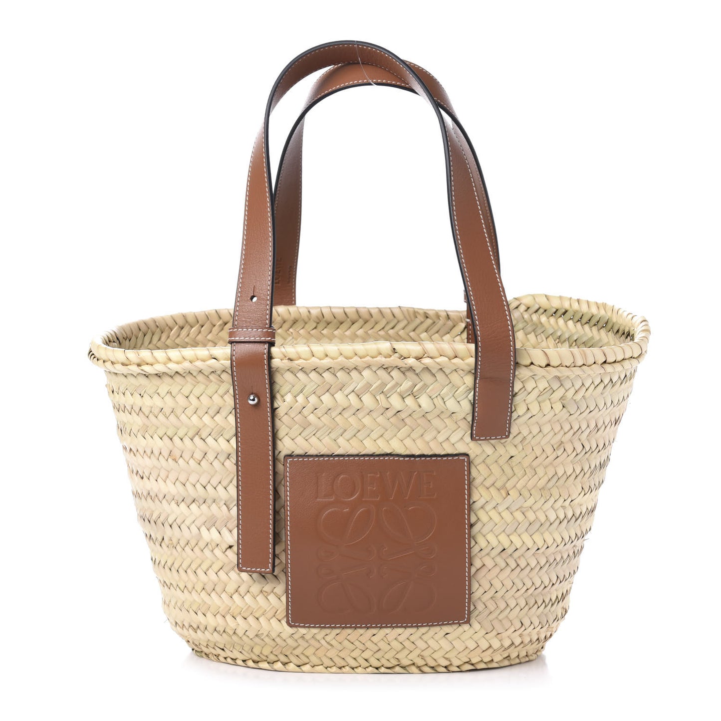 Raffia Large Basket Tote Bag Natural Tan