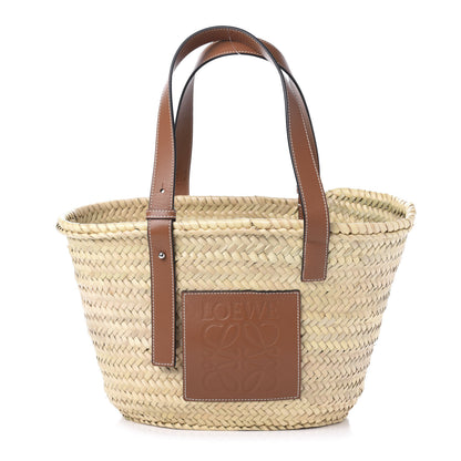 Loewe Raffia Large Basket Tote Bag Natural Tan 1 of 9