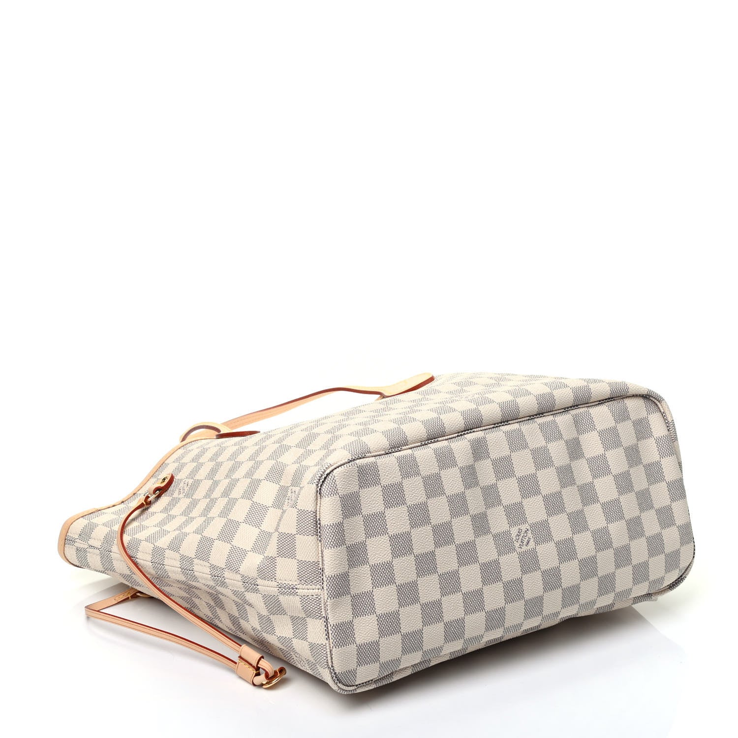 Louis Vuitton Damier Azur Neo Neverfull MM Rose Ballerine 4 of 8