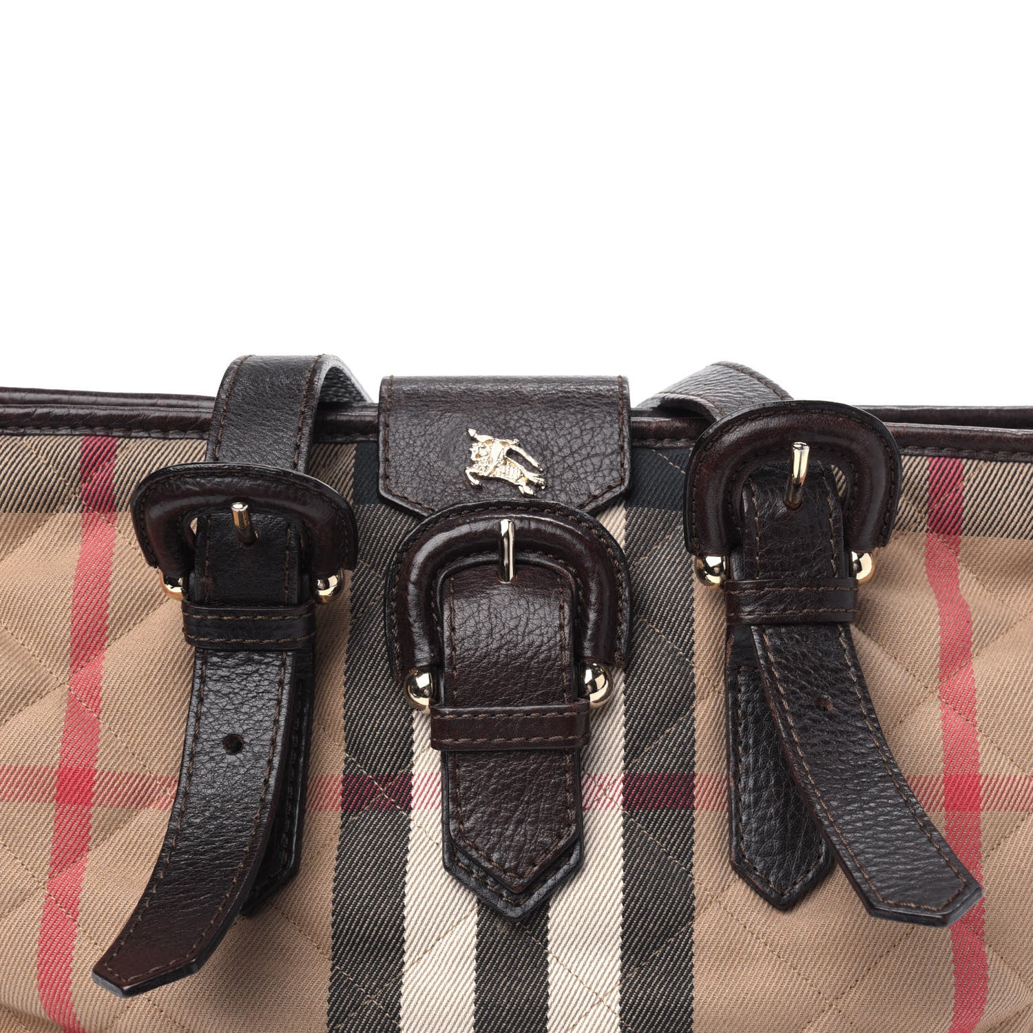 Burberry House Check Quilted Tote Brown 18 of 23