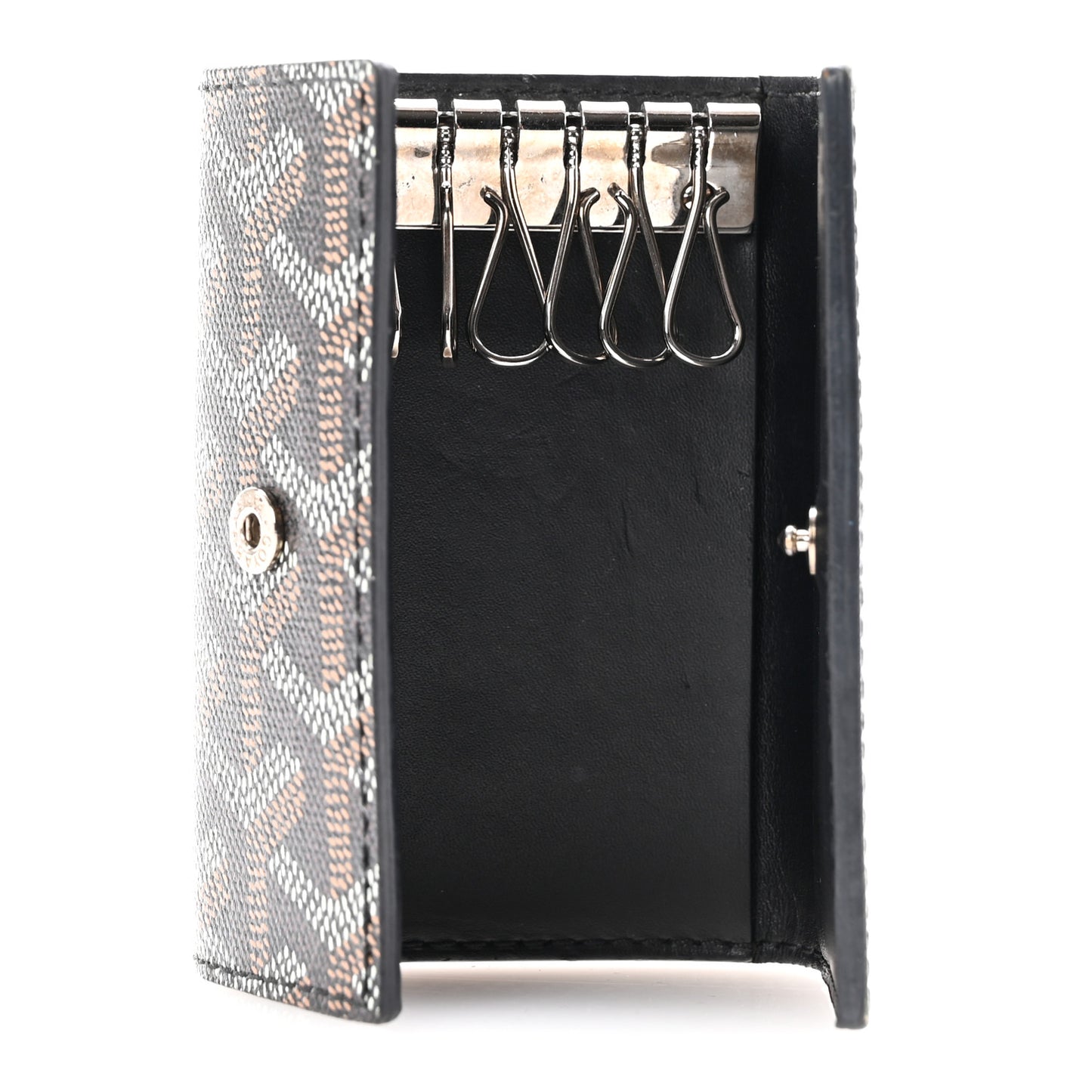 Goyardine Saint Michel 6 Key Holder Black