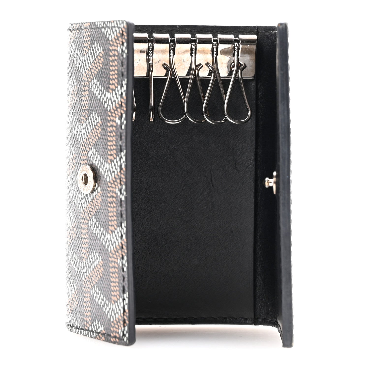 Goyard Goyardine Saint Michel 6 Key Holder Black 5 of 10