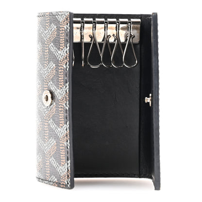 Goyard Goyardine Saint Michel 6 Key Holder Black 5 of 10