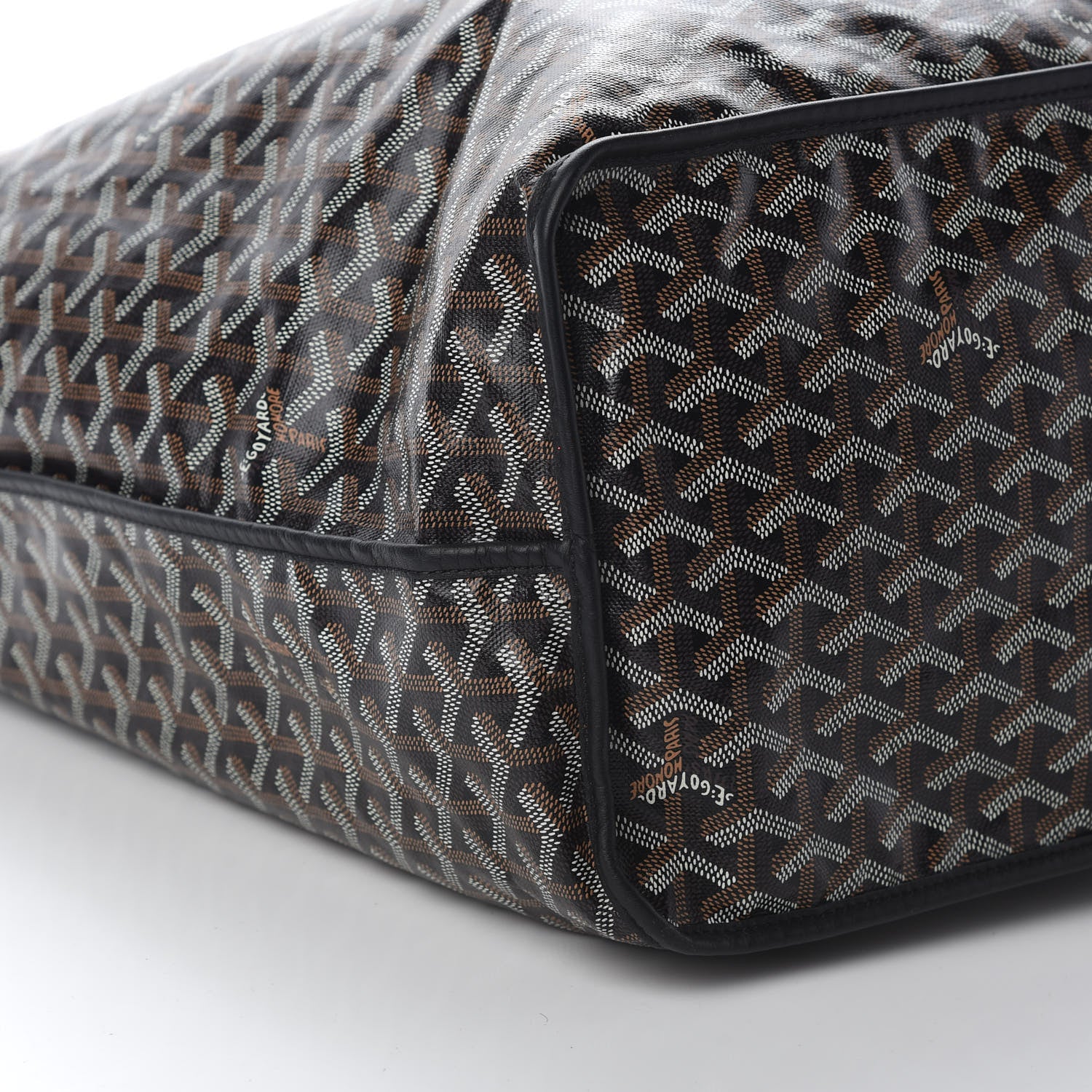 Goyard Goyardine Reversible Anjou GM Black 7 of 8