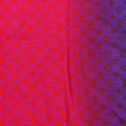 Louis Vuitton Wool Monogram Telling Stole Rose Pop 3 of 6