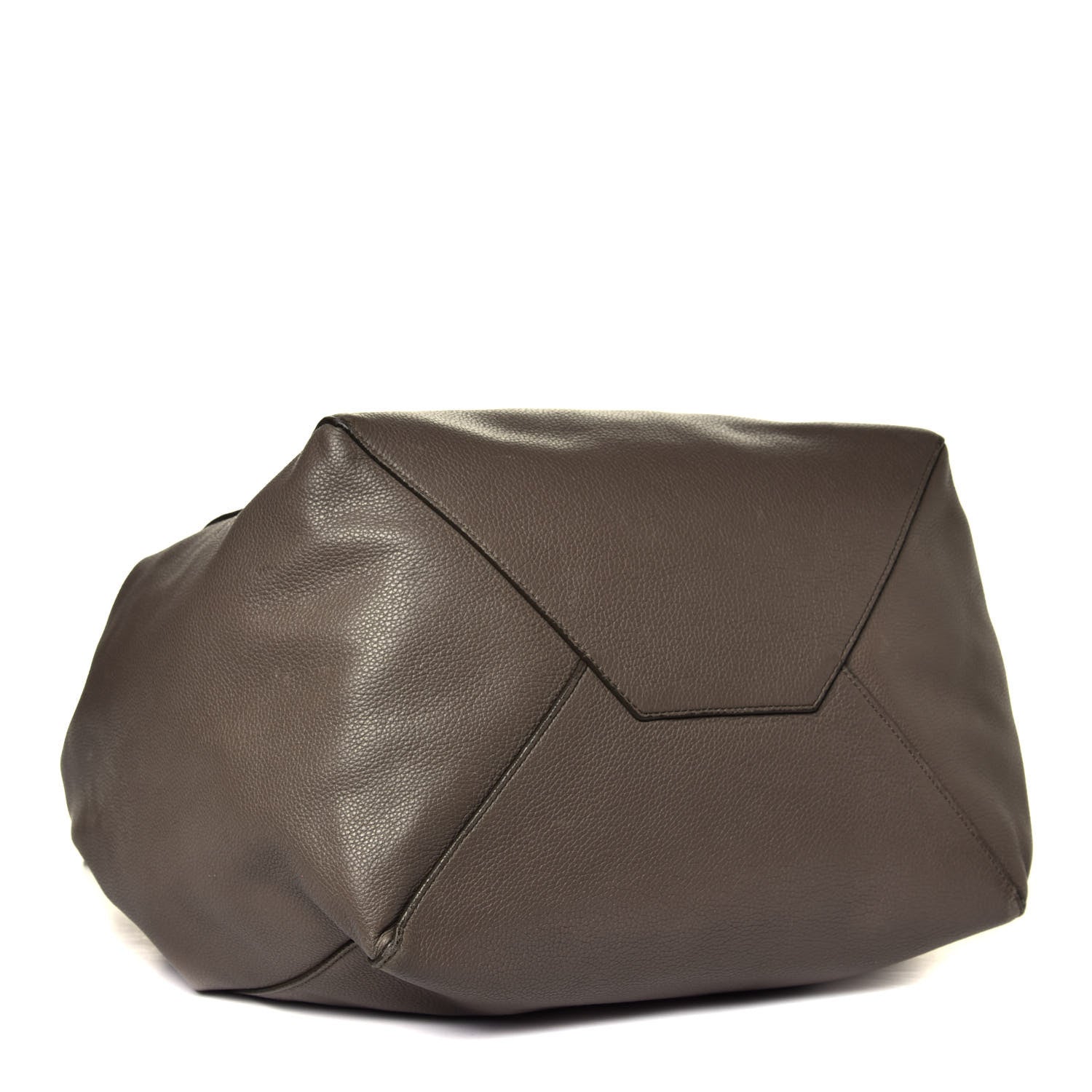 Celine Soft Grained Calfskin Medium Belt Cabas Phantom Souris 3 of 16