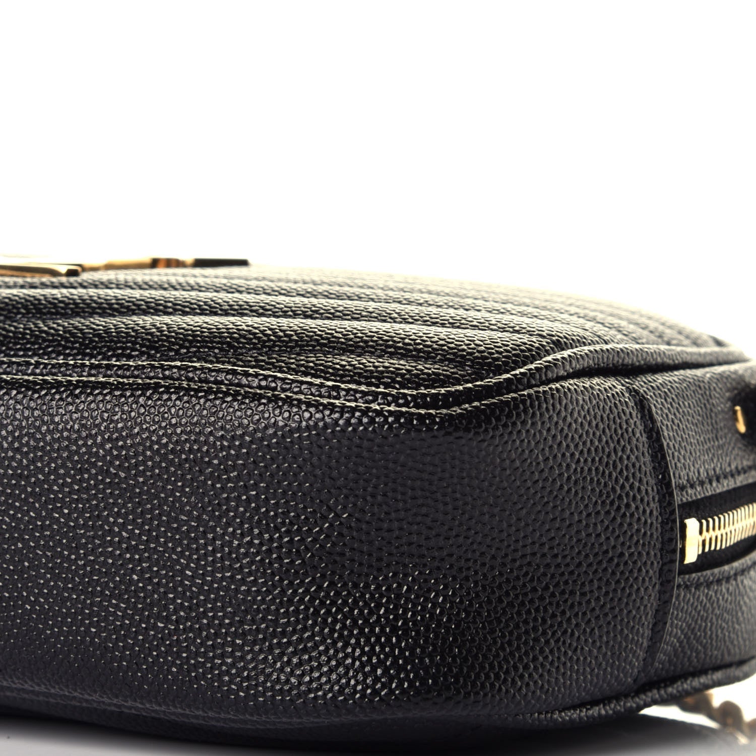 Saint Laurent Grain De Poudre Matelasse Monogram Mini Lou Camera Bag Black 8 of 8