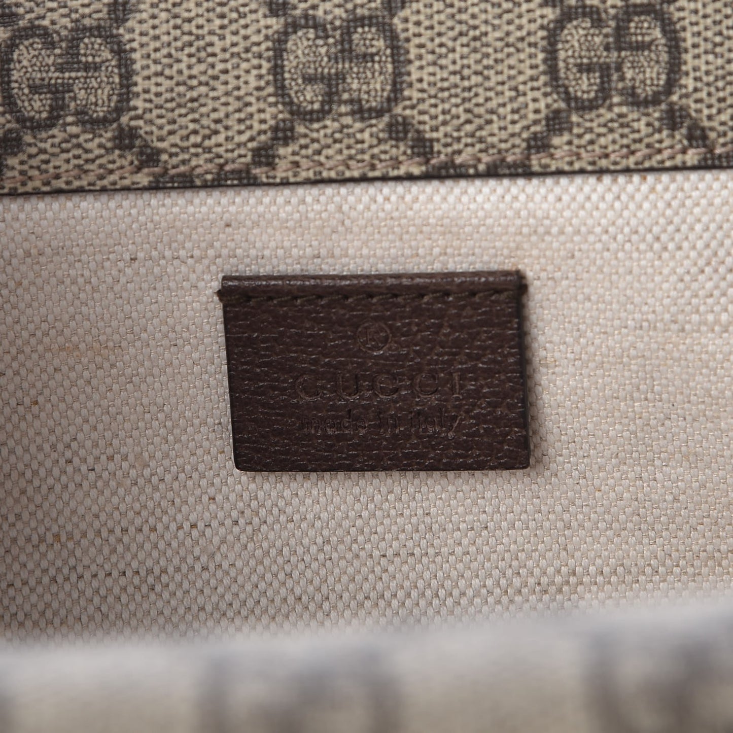 GG Supreme Monogram Web Small Neo Vintage Double Flap Messenger Bag Beige New Acero