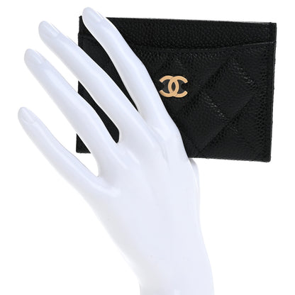 Chanel Caviar Quilted Card Holder Black 2 of 9
