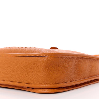 Hermes Taurillon Clemence Evelyne II PM Potiron 9 of 10