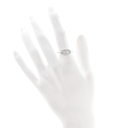 Hermes 18K White Gold Diamond Farandole Ring 54 6.75 2 of 7