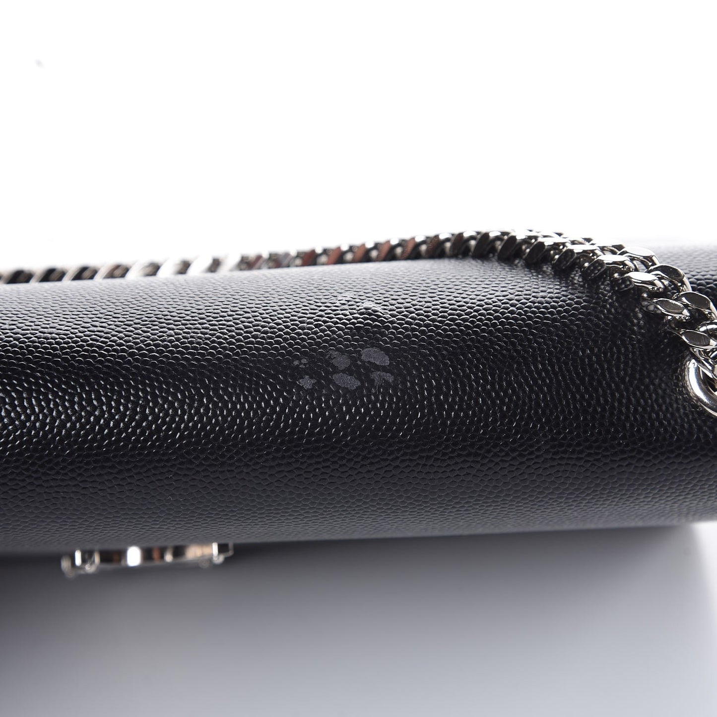 Grain De Poudre Medium Classic Monogram Kate Satchel Black