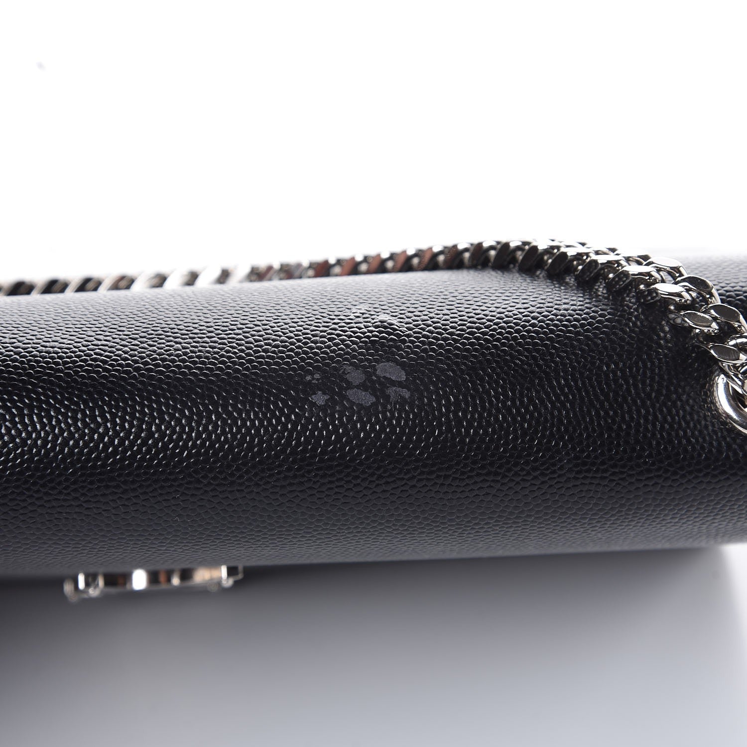 Saint Laurent Grain De Poudre Medium Classic Monogram Kate Satchel Black 8 of 8